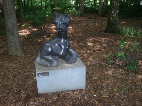 Berg en Dal : Afrika Museum, Freilichtmuseum, Skulptur aus Zimbabwe